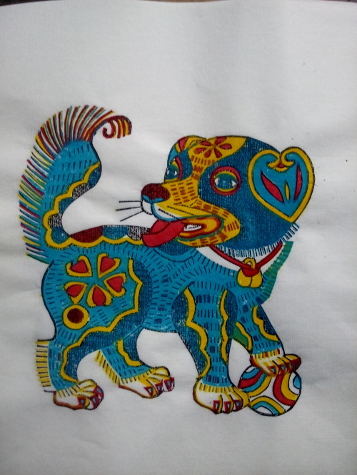 十二生肖木版年画图片