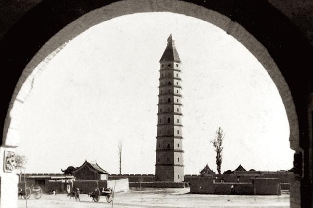 1936年宁夏银川黑白老照片
