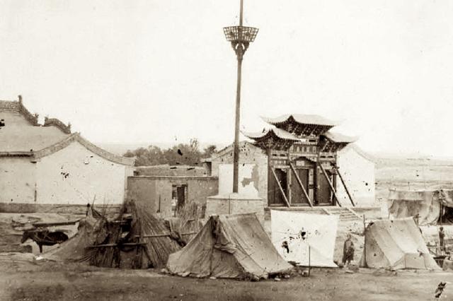 十九世纪后期边疆清军驻防喀什的官兵老照片