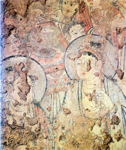 大云院五代时期的壁画 大云院五代时期的壁画