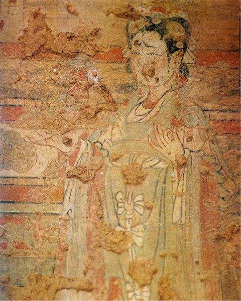 大云院五代时期的壁画 大云院五代时期的壁画