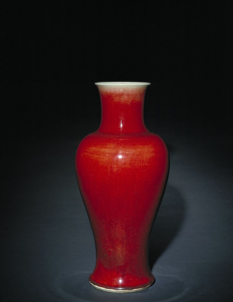 郎窑红釉观音尊 郎窑红釉观音尊
